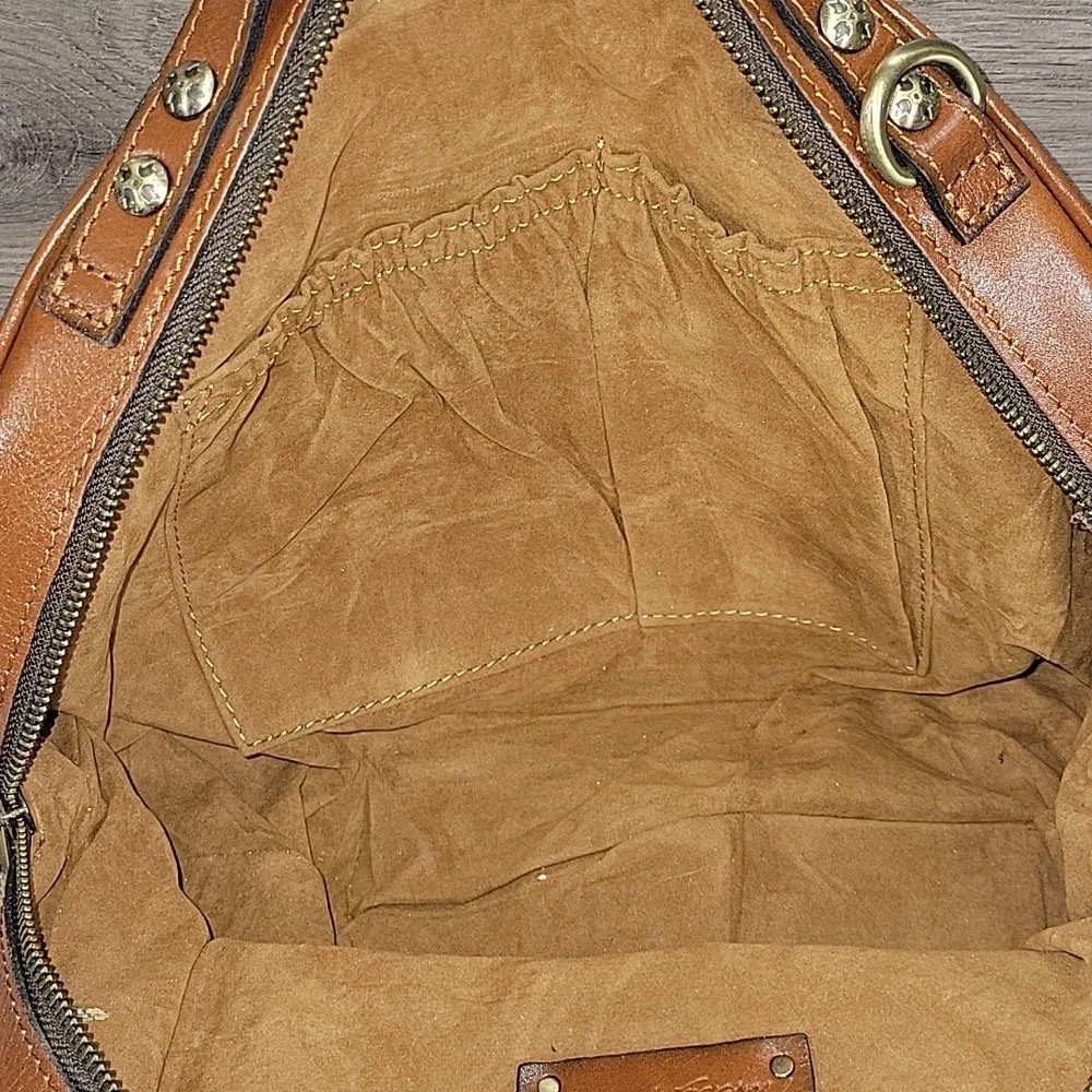 Patricia Nash Floral Leather Dome Satchel Handbag